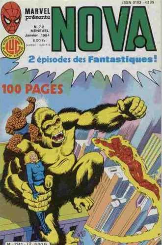 Scan de la Couverture Nova n 72